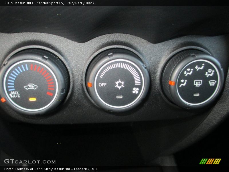 Controls of 2015 Outlander Sport ES