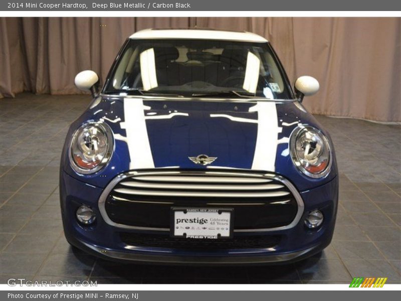 Deep Blue Metallic / Carbon Black 2014 Mini Cooper Hardtop