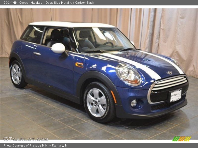 Deep Blue Metallic / Carbon Black 2014 Mini Cooper Hardtop