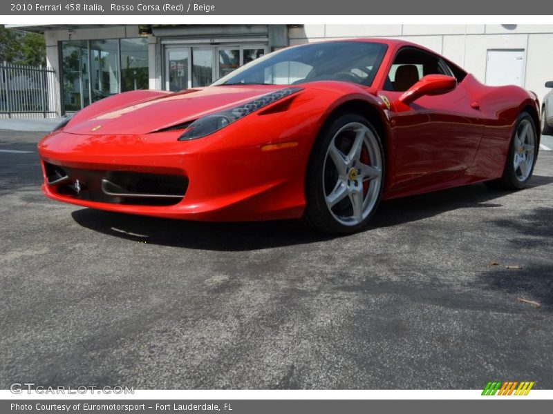 Rosso Corsa (Red) / Beige 2010 Ferrari 458 Italia