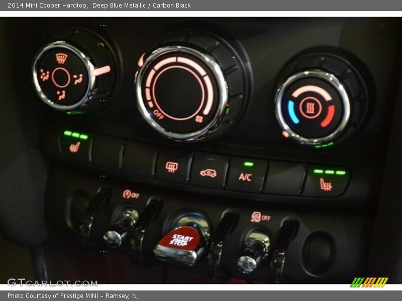 Deep Blue Metallic / Carbon Black 2014 Mini Cooper Hardtop