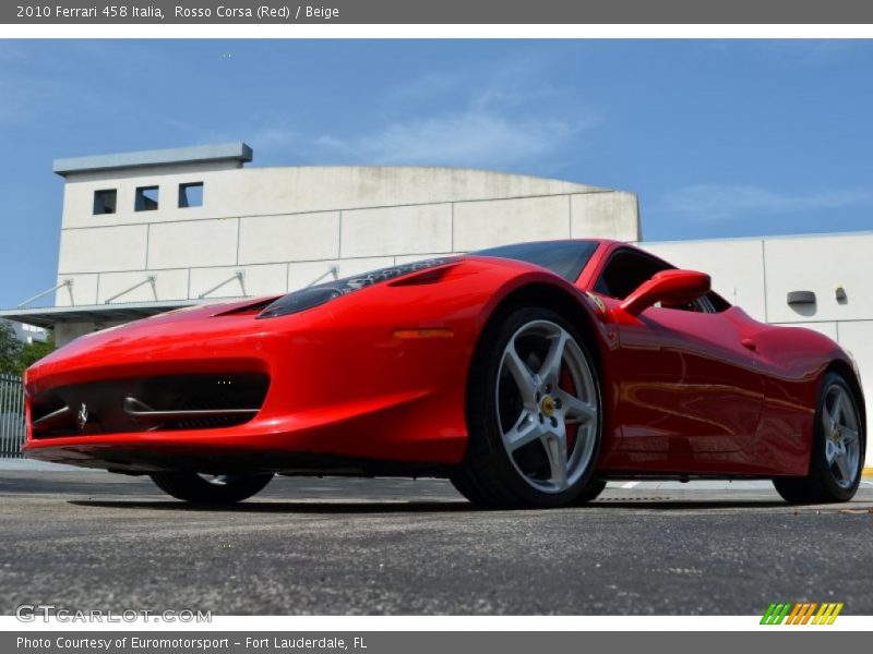 Rosso Corsa (Red) / Beige 2010 Ferrari 458 Italia