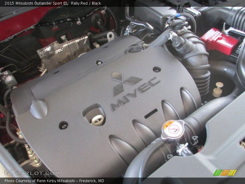 Rally Red / Black 2015 Mitsubishi Outlander Sport ES
