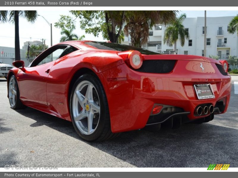 Rosso Corsa (Red) / Beige 2010 Ferrari 458 Italia