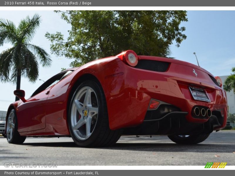 Rosso Corsa (Red) / Beige 2010 Ferrari 458 Italia