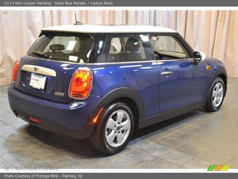Deep Blue Metallic / Carbon Black 2014 Mini Cooper Hardtop