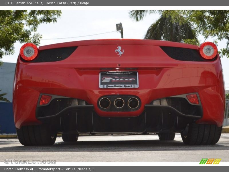 Rosso Corsa (Red) / Beige 2010 Ferrari 458 Italia