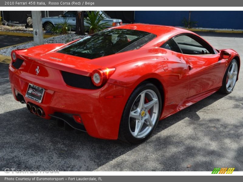 Rosso Corsa (Red) / Beige 2010 Ferrari 458 Italia