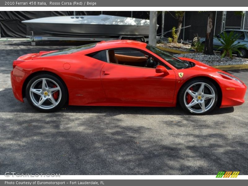 Rosso Corsa (Red) / Beige 2010 Ferrari 458 Italia