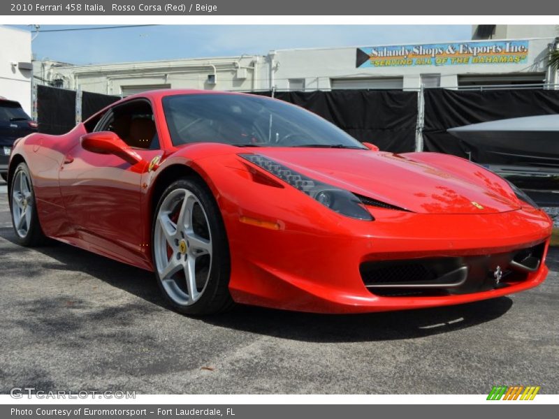 Rosso Corsa (Red) / Beige 2010 Ferrari 458 Italia