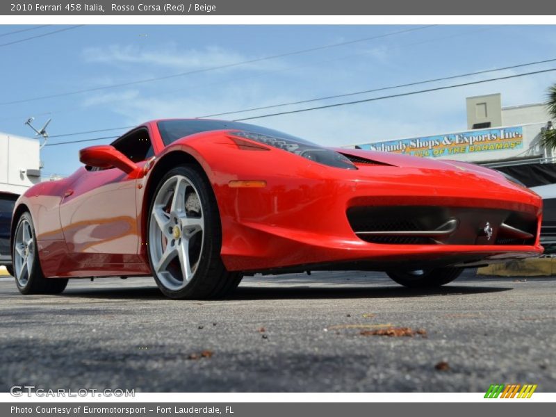 Rosso Corsa (Red) / Beige 2010 Ferrari 458 Italia