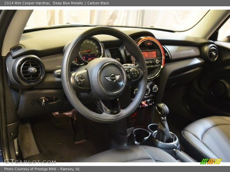Deep Blue Metallic / Carbon Black 2014 Mini Cooper Hardtop