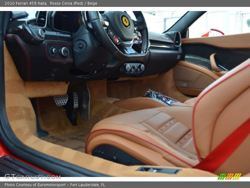 Rosso Corsa (Red) / Beige 2010 Ferrari 458 Italia