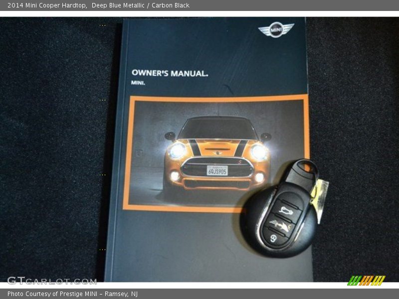 Deep Blue Metallic / Carbon Black 2014 Mini Cooper Hardtop