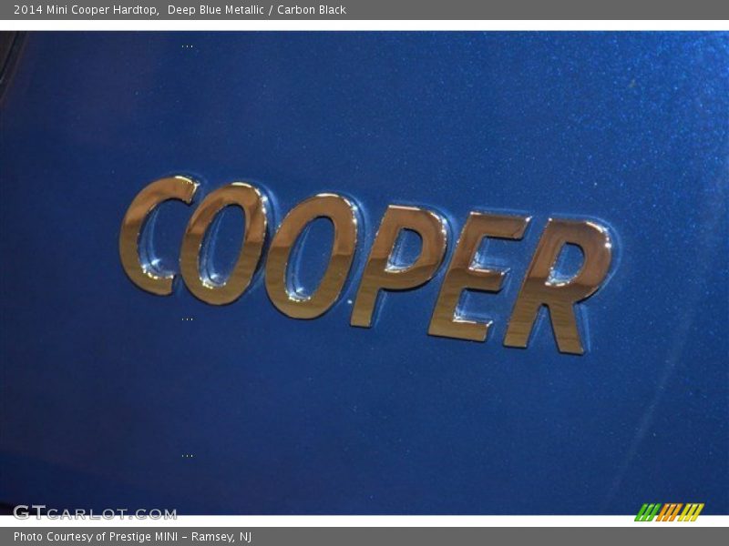 Deep Blue Metallic / Carbon Black 2014 Mini Cooper Hardtop