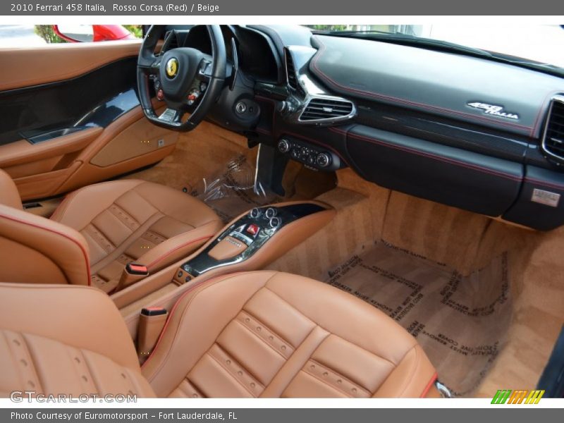 Dashboard of 2010 458 Italia