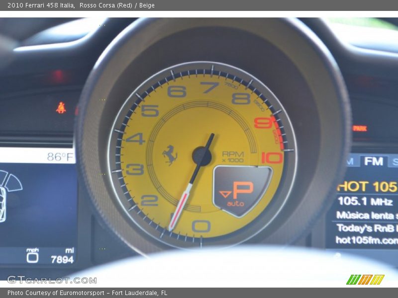 Rosso Corsa (Red) / Beige 2010 Ferrari 458 Italia