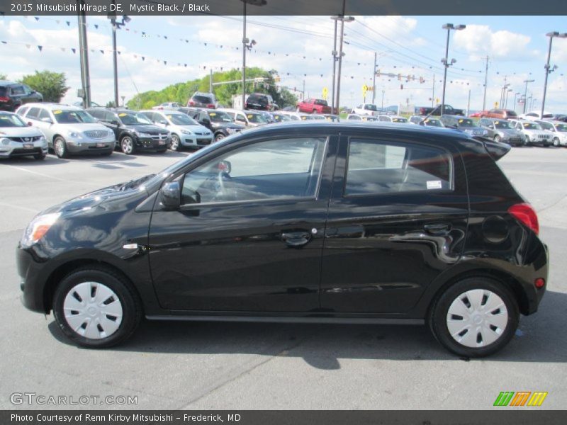 Mystic Black / Black 2015 Mitsubishi Mirage DE