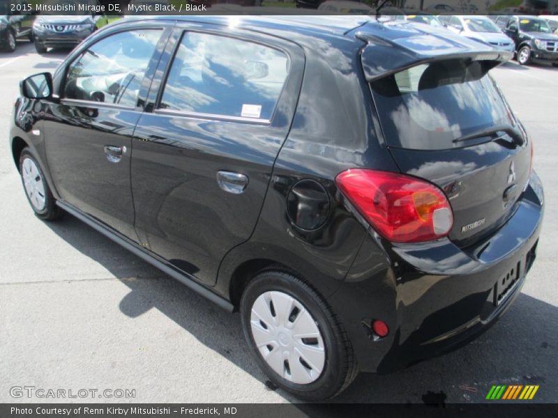 Mystic Black / Black 2015 Mitsubishi Mirage DE