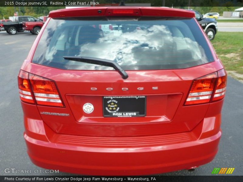 Redline 2 Coat Pearl / Black 2015 Dodge Journey SE