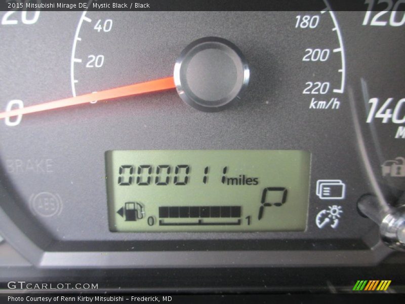 Mystic Black / Black 2015 Mitsubishi Mirage DE
