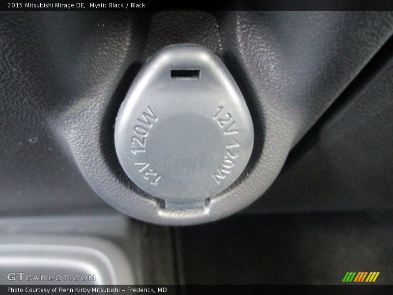 Mystic Black / Black 2015 Mitsubishi Mirage DE