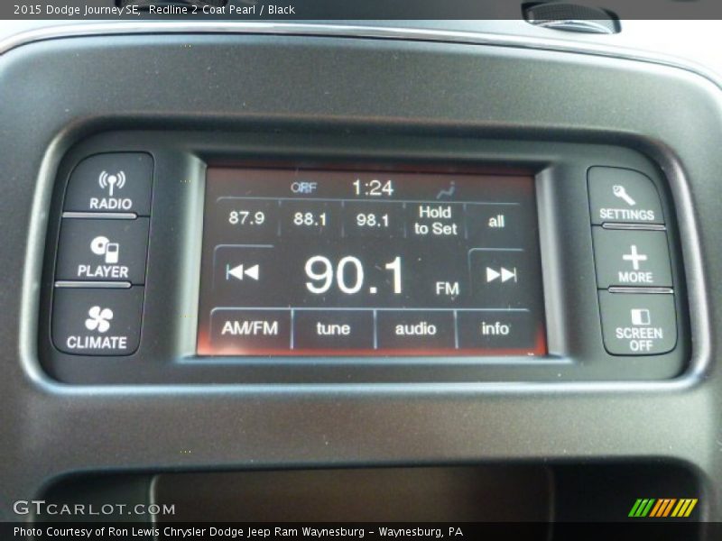 Redline 2 Coat Pearl / Black 2015 Dodge Journey SE