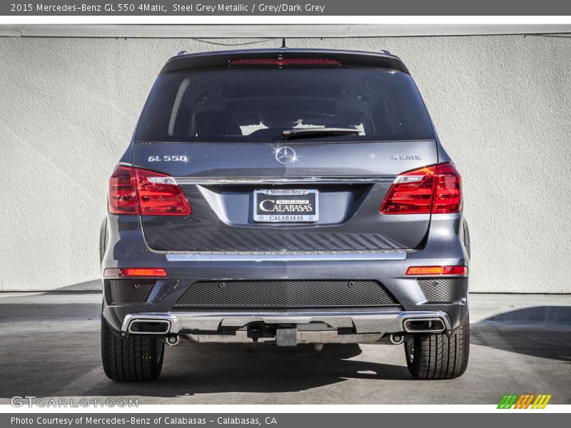 Steel Grey Metallic / Grey/Dark Grey 2015 Mercedes-Benz GL 550 4Matic