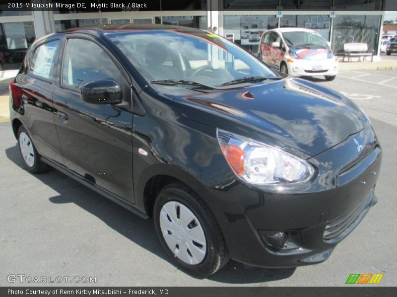 Mystic Black / Black 2015 Mitsubishi Mirage DE