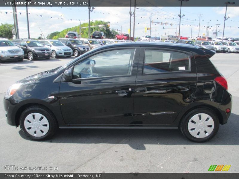 Mystic Black / Black 2015 Mitsubishi Mirage DE