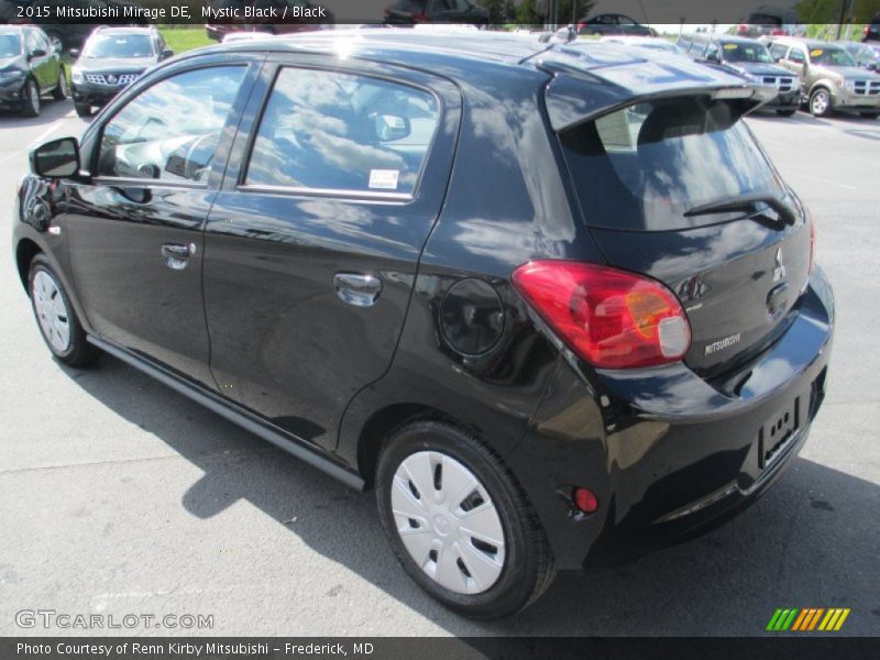 Mystic Black / Black 2015 Mitsubishi Mirage DE