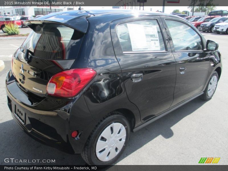 Mystic Black / Black 2015 Mitsubishi Mirage DE