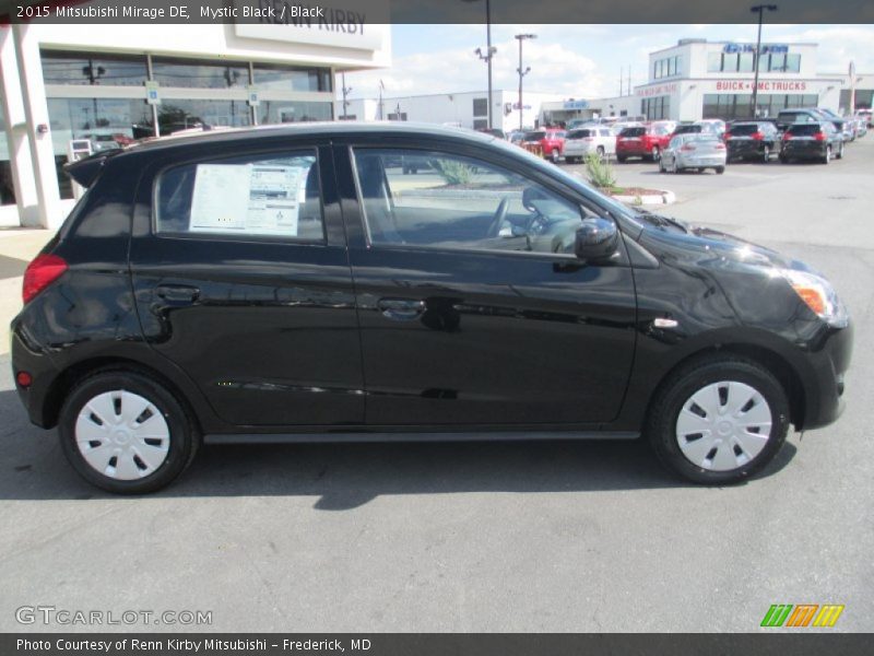 Mystic Black / Black 2015 Mitsubishi Mirage DE