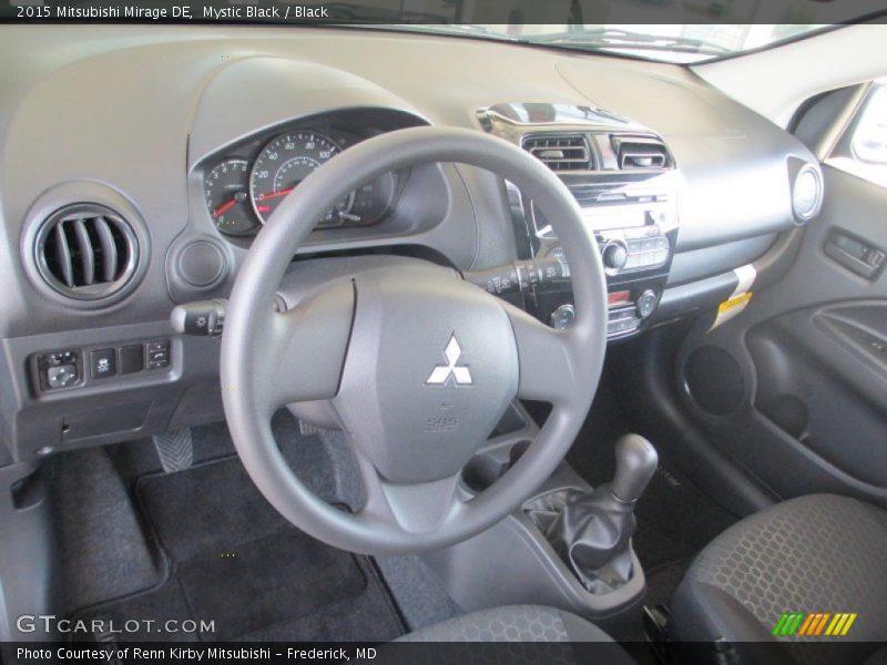Mystic Black / Black 2015 Mitsubishi Mirage DE
