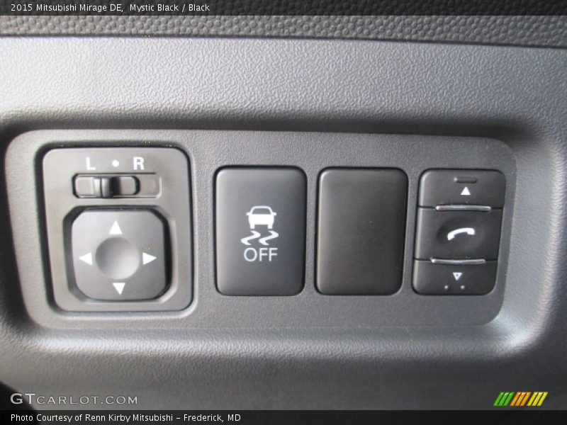 Mystic Black / Black 2015 Mitsubishi Mirage DE