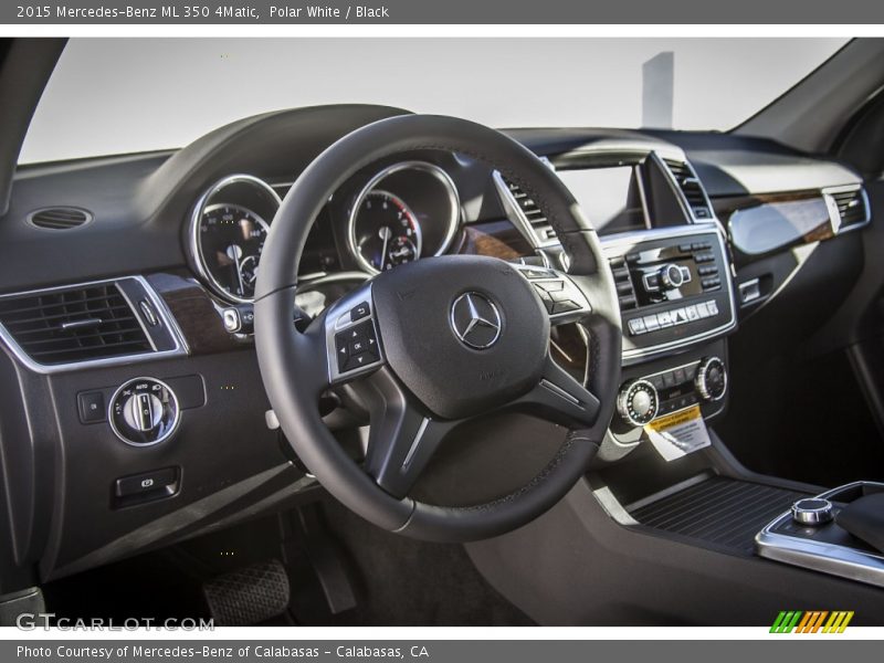 Polar White / Black 2015 Mercedes-Benz ML 350 4Matic
