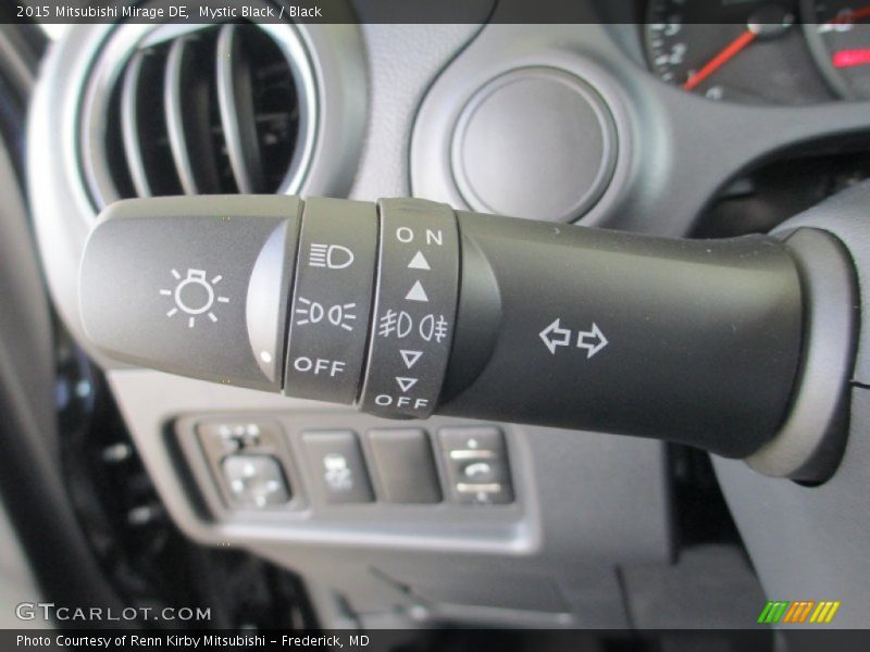 Mystic Black / Black 2015 Mitsubishi Mirage DE
