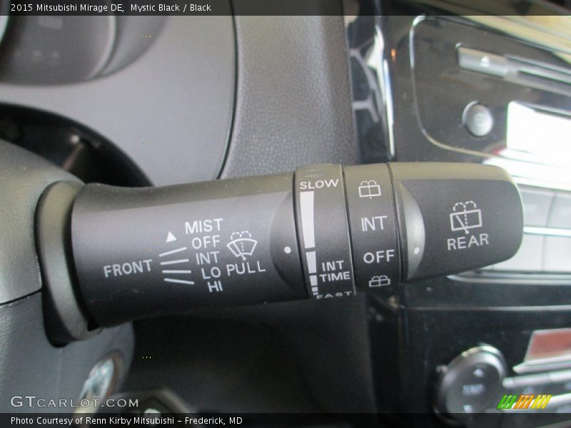 Mystic Black / Black 2015 Mitsubishi Mirage DE