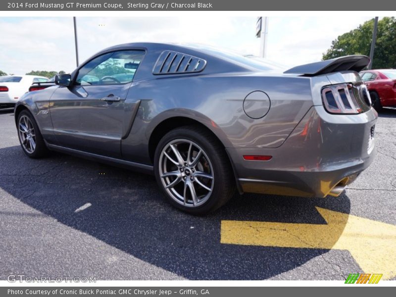 Sterling Gray / Charcoal Black 2014 Ford Mustang GT Premium Coupe