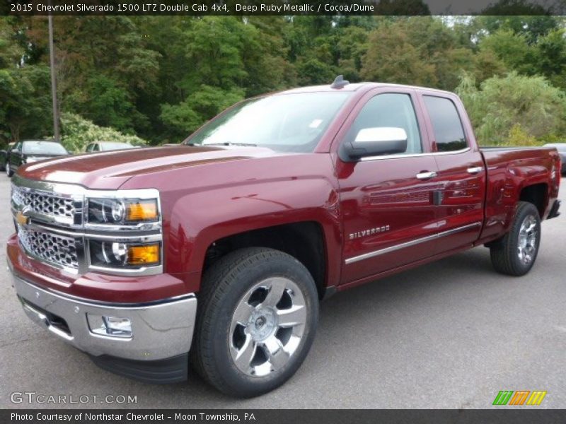 Front 3/4 View of 2015 Silverado 1500 LTZ Double Cab 4x4