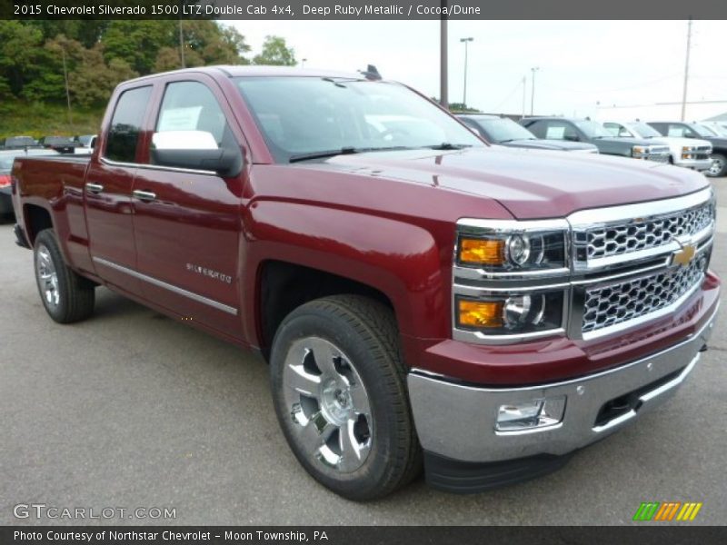 Front 3/4 View of 2015 Silverado 1500 LTZ Double Cab 4x4