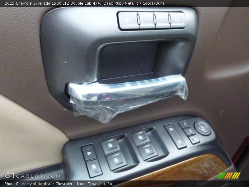 Deep Ruby Metallic / Cocoa/Dune 2015 Chevrolet Silverado 1500 LTZ Double Cab 4x4