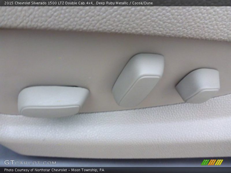 Deep Ruby Metallic / Cocoa/Dune 2015 Chevrolet Silverado 1500 LTZ Double Cab 4x4