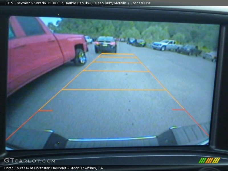 Deep Ruby Metallic / Cocoa/Dune 2015 Chevrolet Silverado 1500 LTZ Double Cab 4x4