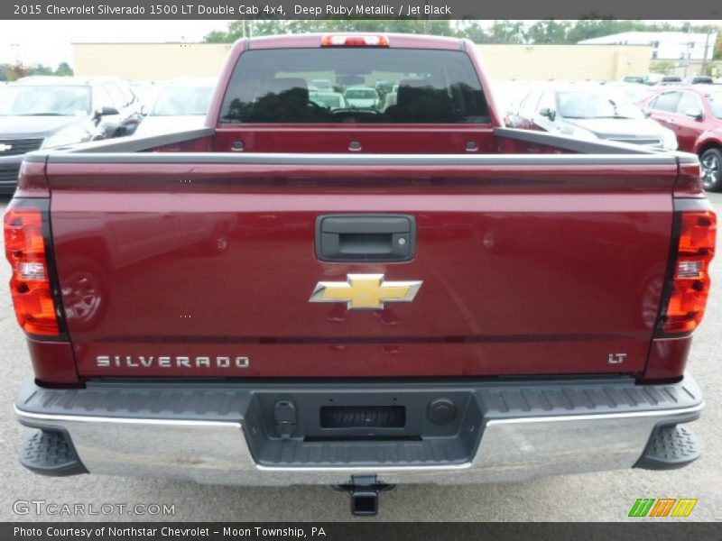 Deep Ruby Metallic / Jet Black 2015 Chevrolet Silverado 1500 LT Double Cab 4x4