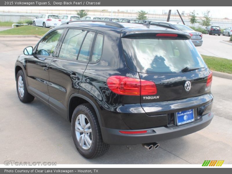 Deep Black Pearl / Charcoal 2015 Volkswagen Tiguan S