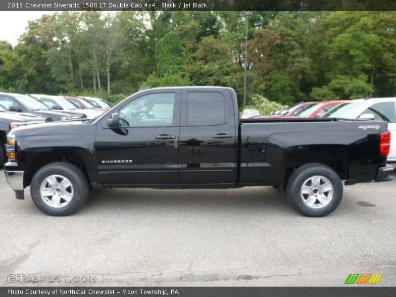 Black / Jet Black 2015 Chevrolet Silverado 1500 LT Double Cab 4x4