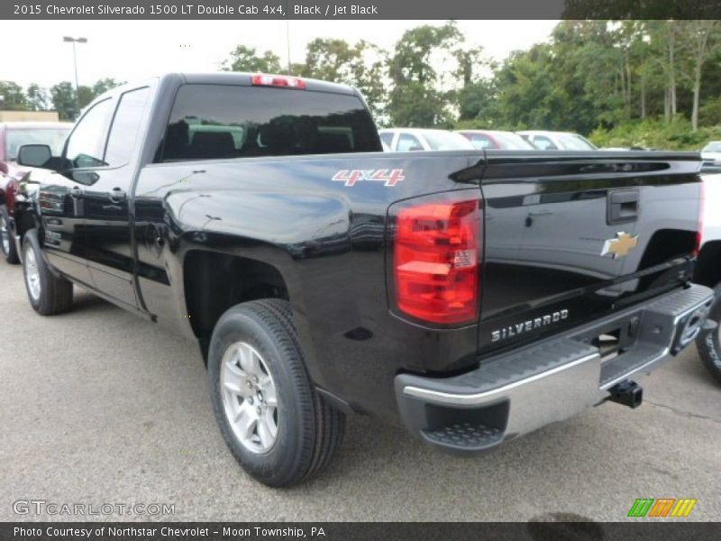 Black / Jet Black 2015 Chevrolet Silverado 1500 LT Double Cab 4x4