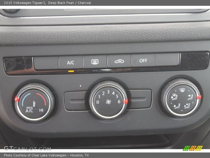 Deep Black Pearl / Charcoal 2015 Volkswagen Tiguan S