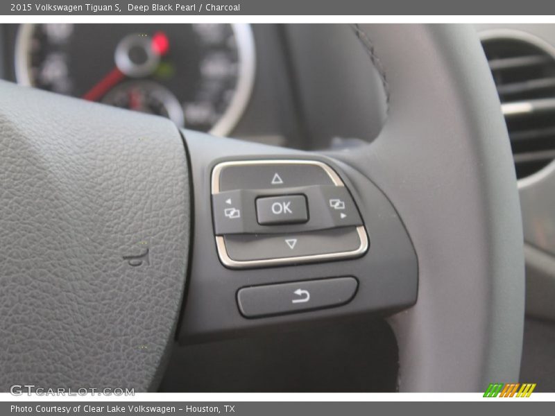 Deep Black Pearl / Charcoal 2015 Volkswagen Tiguan S